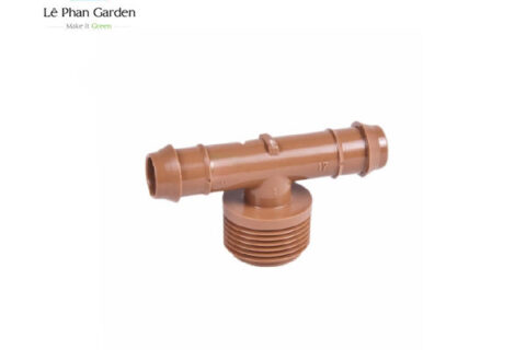 Tê ren ngoài 27mm ra ống nhỏ giọt 17mm